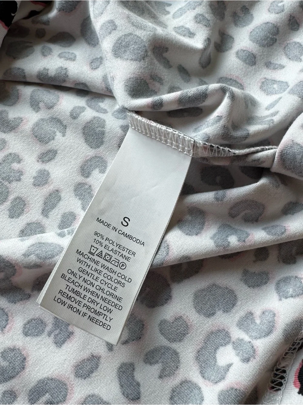 Kate Spade New York Pajama Top S Collared Button Down Leopard Animal Print NWOT